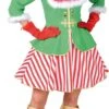 Magic By Freddy's - Costume De Noël Et Du Nouvel An - Préféré Du Père Noël - Femme - Rouge, Vert - XL - Noël - Déguisements -DUNI Magasin 512x1200