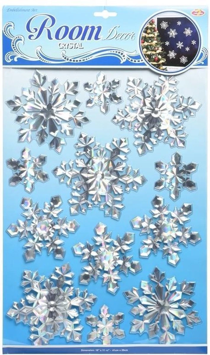 Autocollants De Fenêtre Argenté Décoration De Noël Flocon De Neige 41,8 X 29,6 Cm - Décoration De Fenêtre 3 Autocollants De Fenêtre Argenté Décoration De Noël Flocon De Neige 41,8 X 29,6 Cm - Décoration De Fenêtre