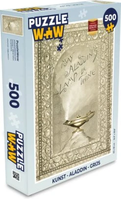 Puzzle Art - Aladdin - Conte De Fées - Jigsaw Puzzle - Puzzle 500 Pièces - Noël - Cadeau - Cadeau De Noël Pour Hommes, Femmes Et Enfants - Sinterklaas Présente - Sinterklaas Pour Les Grands Enfants
