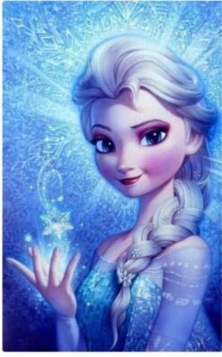 Peinture De Diamants - Frozen - 45 X 35 Cm - 25 Couleurs Diverse - Pierres Rondes - Adultes - Forfait Complet De Peinture De Diamants - Forfait Passe- Hobby - Forfait De Démarrage - Sinterklaas - Cadeau De Noël