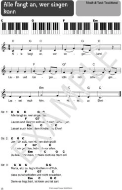 Bosworth Music 100 Kinderlieder Für Keyboard - Weihnachten - Livre De Noël Pour Instruments à Clavier -DUNI Magasin 774x1200 1