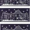 3x Morceaux D'autocollants De Fenêtre à Paillettes De Noël 49 Cm - Décoration De Fenêtre / Autocollants De Décoration De Fenêtre Décorations De Noël -DUNI Magasin 790x1200