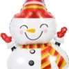 Ballon Bonhomme De Neige - XL - 90x53 - Noël - Ballon Aluminium - Neige - Noël - Hiver - Décoration - Ballons - Décorations De Noël - Fête à Thema - Ballon à L'hélium - Vide - Décoration De Noël -DUNI Magasin 804x1200