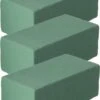 Set De 3 Morceaux De Mousse Florale Verte/oasis Utilisation Humide 23 Cm - Réalisez Des Compositions Florales/pièces De Noël Avec Bloc De Mousse Florale -DUNI Magasin 805x1200 1