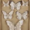 6x Pièces De Décoration Papillons Sur Clip Champagne - Décorations De Noël/ Décoration Maison / Décoration Mariage -DUNI Magasin 824x1200 1