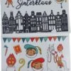 Sinterklaas Vitrine Autocollant Avec Texte ''Welcome Sinterklaas'' - Zwart / Wit - 20 X 30 Cm - 5 Autocollants - Papier Autocollant - Autocollants Cadeaux - Étiquettes Cadeaux - Pieten - Réveillon De Noël -DUNI Magasin 841x1200