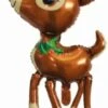 Ballon Renne - Noël - 65x43cm - Ballon Aluminium - Noël - Renne - Décoration - Ballons - Décorations De Noël - Fête à Thema - Ballon à L'hélium - Vide - Décoration De Noël
