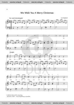 Edition Dux Alle Jahre Wieder - Klavierbegleitung Zu Querflöte - Livre De Noël Pour Instruments à Clavier -DUNI Magasin 848x1200 11