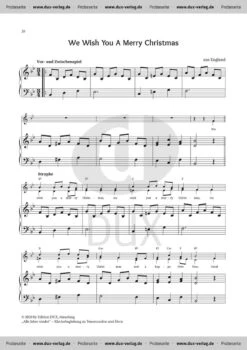 Edition Dux Alle Jahre Wieder - Klavierbegleitung Zu Trp/A-Sax/Klar/Pos - Livre De Noël Pour Instruments à Clavier -DUNI Magasin 848x1200 4