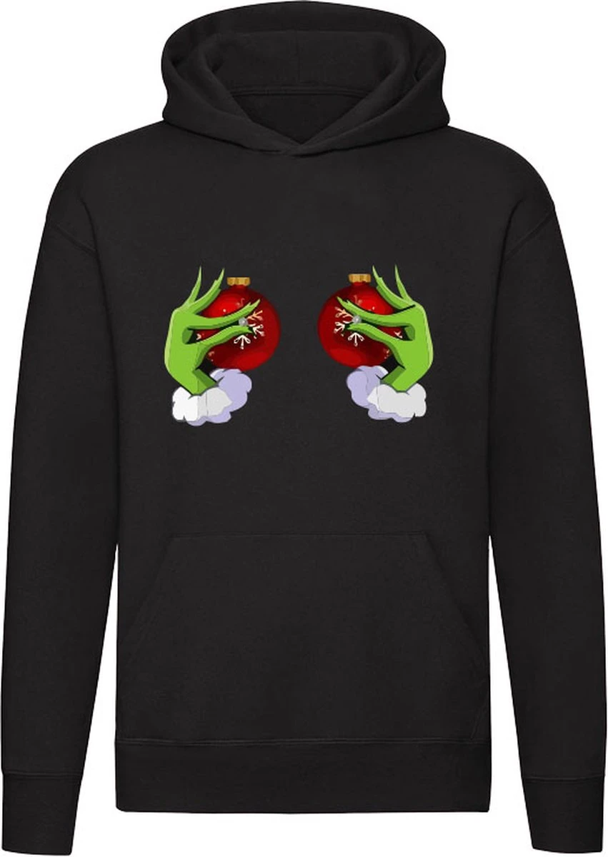 SOL'S Sweat à Capuche Boules De Noël | Noël | Boule De Noël | Sapin De Noël | Les Seins | Seins | Pull De Noël | Drôle | Drôle | Pull | Unisexe 3 SOL'S Sweat à Capuche Boules De Noël | Noël | Boule De Noël | Sapin De Noël | Les Seins | Seins | Pull De Noël | Drôle | Drôle | Pull | Unisexe