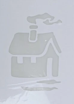 Gabarits De Fenêtre De Noël Photos De Maison De Noël 35 Cm - Décoration De Fenêtre Noël - Gabarit De Jet De Neige