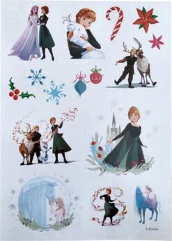 Disney Frozen - Livre De Coloriage - 16 Pages De Coloriage - 12 Crayons - 15 Autocollants Sur 1 Feuille - Bloc De Coloriage - Noël - Anna - Christoff - Sven - Olaf - Cadeau - Cadeau - Anniversaire - Sinterklaas -DUNI Magasin 860x1200