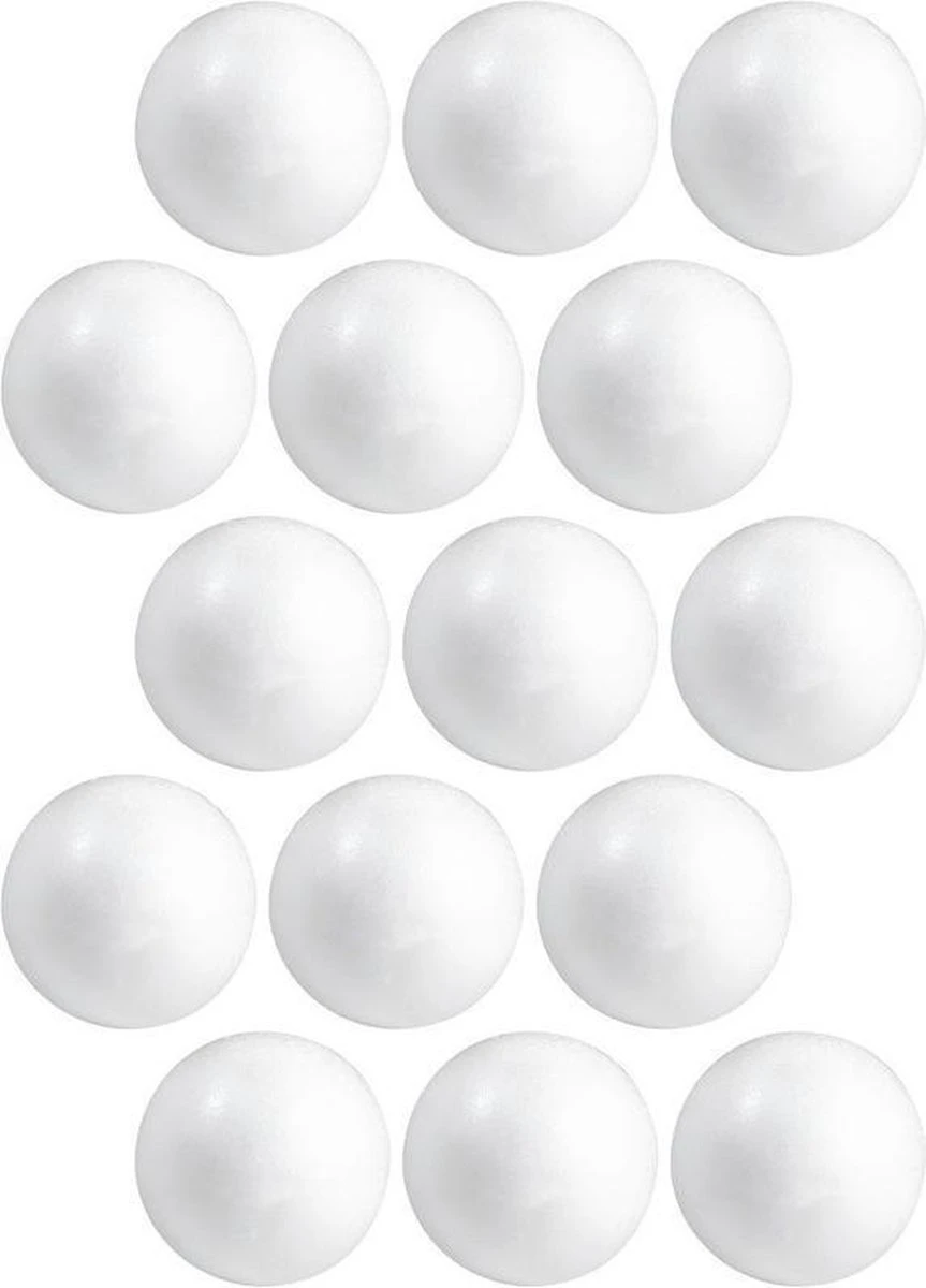 15x Hobby / DIY Boule / Boule En Polystyrène 5 Cm - Fabriquer Des Boules De Noël - Fabriquer Des Matériaux De Base / Matériel De Loisir 3 15x Hobby / DIY Boule / Boule En Polystyrène 5 Cm - Fabriquer Des Boules De Noël - Fabriquer Des Matériaux De Base / Matériel De Loisir