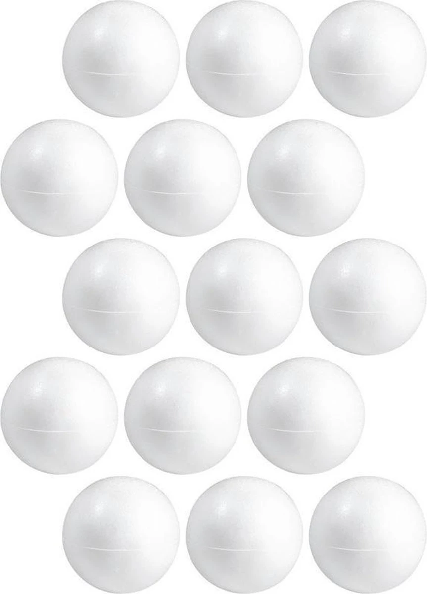 15x Hobby / DIY Boule De Polystyrène / Sphère 15 Cm Demi-coquilles - Fabrication De Boules De Noël - Fabrication De Matériaux De Base / Matériel De Loisir 3 15x Hobby / DIY Boule De Polystyrène / Sphère 15 Cm Demi-coquilles - Fabrication De Boules De Noël - Fabrication De Matériaux De Base / Matériel De Loisir