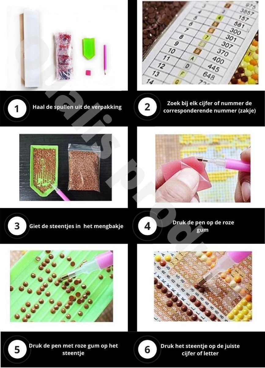 Peinture De Diamants - Mickey Mouse - 35 X 45 Cm - 26 Diverse Couleurs - Pierres Rondes - Adultes - Forfait Complet De Peinture De Diamants - Forfait Passe- Hobby - Forfait De Départ - Sinterklaas - Cadeau De Noël 6 Peinture De Diamants - Mickey Mouse - 35 X 45 Cm - 26 Diverse Couleurs - Pierres Rondes - Adultes - Forfait Complet De Peinture De Diamants - Forfait Passe- Hobby - Forfait De Départ - Sinterklaas - Cadeau De Noël – Image 4