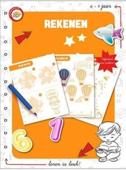 Toy Universe - Apprendre Par Le Jeu - Livre D'autocollants Éducatif - Arithmétique - Apprendre à Compter - Livre De Coloriage - Cahier D'exercices Avec Autocollants - 6 - 7 Ans - Cadeaux De Chaussures - Cadeau Sinterklaas - Cadeau De Noël