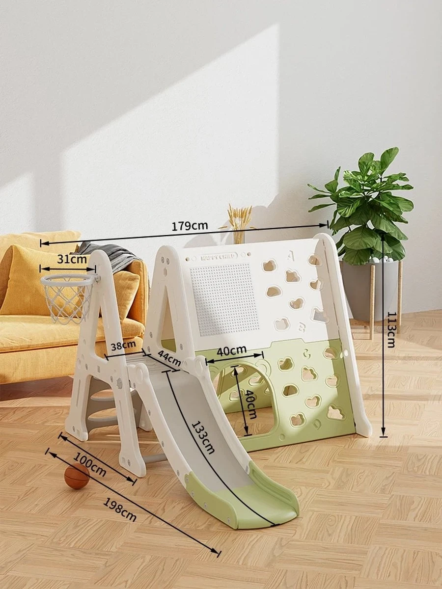 Playset Luxe Green- Wit Avec Toboggan Et Balançoire Pour L'intérieur Et L'extérieur - Bébé - Toddler - Toddler - Cadeau - 1 An - 2 Ans - 3 Ans - Sinterklaas - Noël - Garçon - Fille - Toboggan 4 Playset Luxe Green- Wit Avec Toboggan Et Balançoire Pour L'intérieur Et L'extérieur - Bébé - Toddler - Toddler - Cadeau - 1 An - 2 Ans - 3 Ans - Sinterklaas - Noël - Garçon - Fille - Toboggan – Image 2