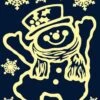 Autocollants De Fenêtre De Noël Brillent Dans Les Images De Bonhomme De Neige Sombre 29,5 X 40 Cm - Décoration De Fenêtre Noël - Autocollants De Noël Pour Enfants -DUNI Magasin 913x1200 1