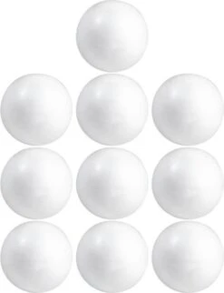 30x Hobby / DIY Boules / Sphères En Polystyrène 15 Cm - Fabrication De Boules De Noël - Fabrication De Matériaux De Base / Matériel De Loisir