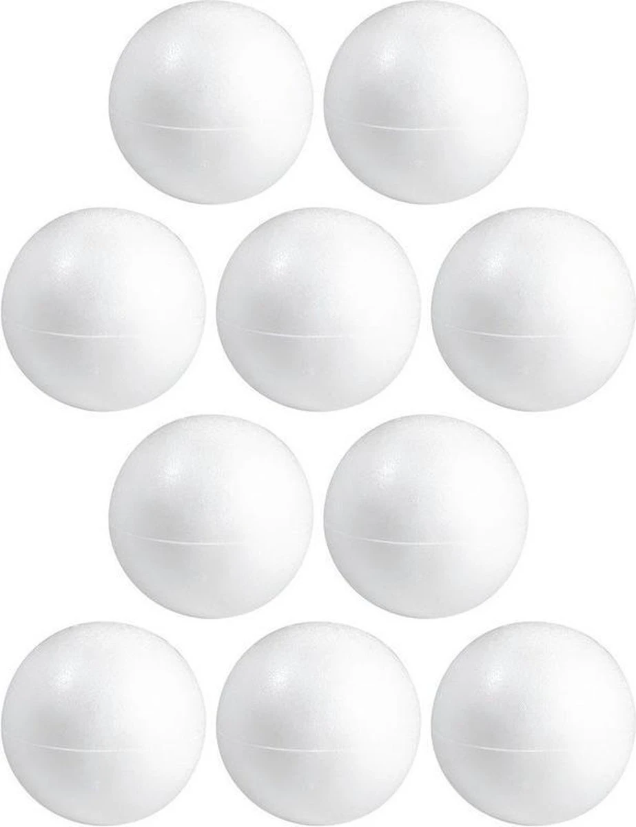 10x Hobby / DIY Boule De Polystyrène / Sphère Demi-coquilles De 15 Cm - Fabrication De Boules De Noël - Fabrication De Matériaux De Base / Matériel De Loisir 3 10x Hobby / DIY Boule De Polystyrène / Sphère Demi-coquilles De 15 Cm - Fabrication De Boules De Noël - Fabrication De Matériaux De Base / Matériel De Loisir