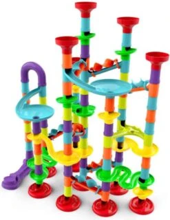 Set De Toys Marble Run Pipeline - 93 Pièces - Marble Rush - Marble Track - Marble Race Track - Knikker Race - Marbles - Black Friday 2021 - Cadeau Pour Noël, Sinterklaas, Anniversaire