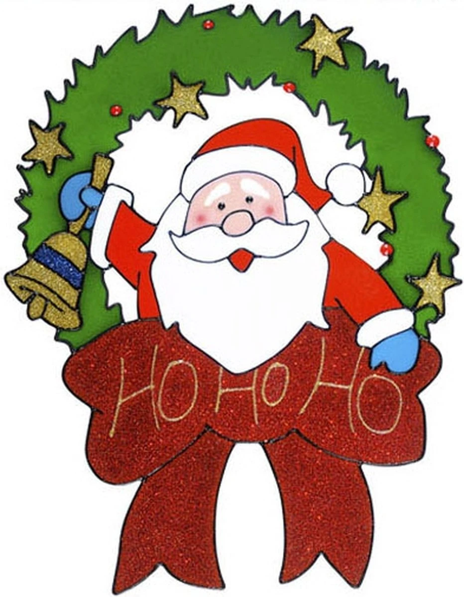 2x Autocollants De Fenêtre De Noël Images Du Père Noël 30 Cm - Décoration De Fenêtre De Fenêtre De Noël - Autocollants De Noël Kinder 4 2x Autocollants De Fenêtre De Noël Images Du Père Noël 30 Cm - Décoration De Fenêtre De Fenêtre De Noël - Autocollants De Noël Kinder – Image 2