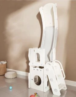 Playtower 3 En 1 Vert Jaune Pour Intérieur Et Extérieur | Bébé | Enfant En Bas âge | Bambin | Cadeau | 1 An | 2 Ans | 3 Ans | Saint-Nicolas | Noël | Garçon | Fille | Faire Glisser | Personnalisé