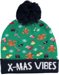 Mauvais Chapeaux De Père Noël / Chapeaux D'hiver Pour Enfants Vibes De Noël Avec éclairage - Mauvais Chapeaux De Père Noël