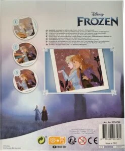 Disney Frozen - Peinture Au Diamant - Anna & Elsa - 6 Feuilles D'autocollants - Sinterklaas - Cadeau Chaussure - Cadeau - Noël - Anniversaire -DUNI Magasin 989x1200